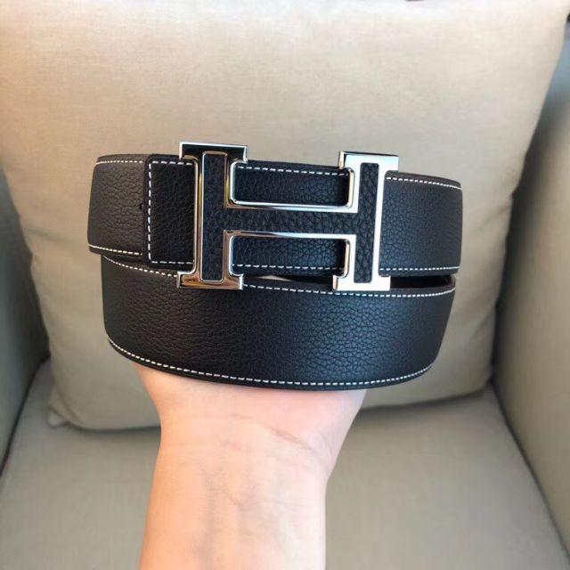 Hermes メンズベルト ブラック-