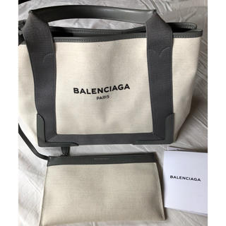 バレンシアガバッグ(BALENCIAGA BAG)のバレンシアガ トートバッグ S BALENCIAGA グレー 美品 今年購入(トートバッグ)
