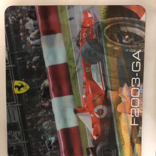 フェラーリ(Ferrari)のフェラーリ マウスパッド❗️ミハエルシューマッハ❗️F2003-GA❗️(ミニカー)