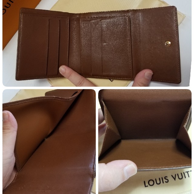 LOUIS VUITTON(ルイヴィトン)の最終値下【美品】Louis Vuittonヴェルニ★二つ折り財布 ブロンズ レディースのファッション小物(財布)の商品写真