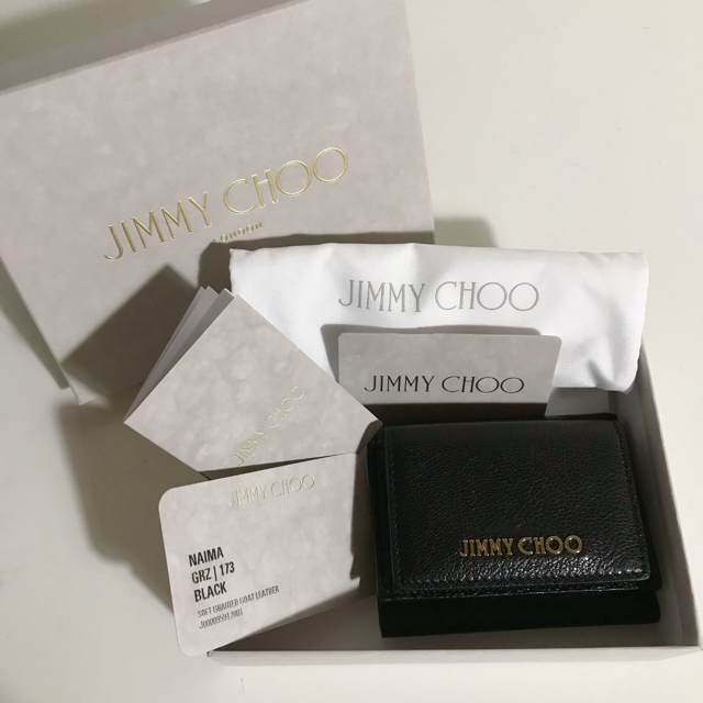 JIMMY CHOO(ジミーチュウ)の翌日発送 ジミーチュウ 2018年新作 三つ折り財布 レディースのファッション小物(財布)の商品写真