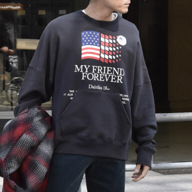DAIRIKU 18aw America Sweat 菅田将暉着用ブランド DAIRIKU 18aw America Sweat 菅田将暉着用ブランド