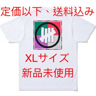 アンディフィーテッド(UNDEFEATED)のUNDEFEATED 5SQUARE S/S TEE XLサイズ ホワイト 新品(Tシャツ/カットソー(半袖/袖なし))