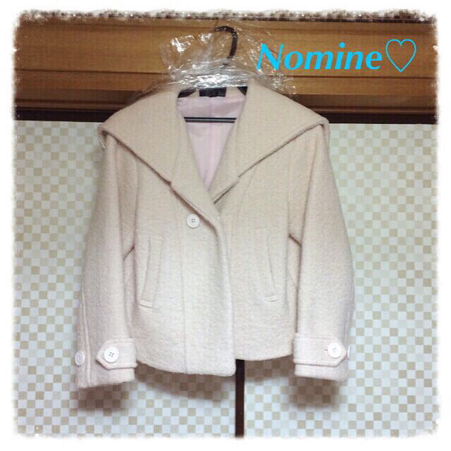 Nomine(ノミネ)の♡ビック衿ショートメルトン ♡ レディースのジャケット/アウター(ダッフルコート)の商品写真