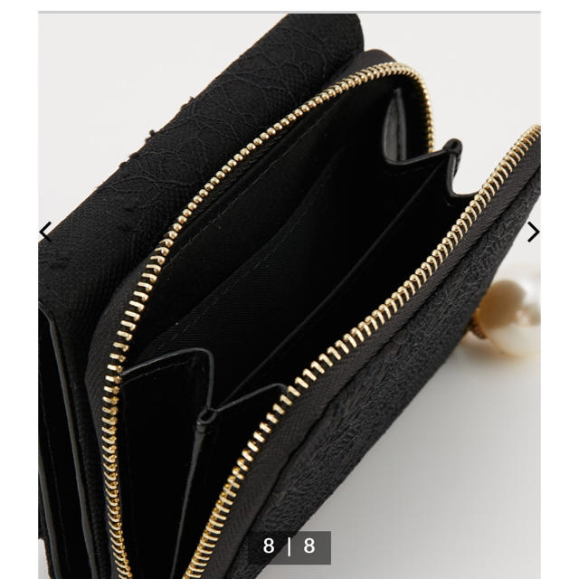 rienda(リエンダ)のリエンダ♡ tullelace mini wallet ブラック レディースのファッション小物(財布)の商品写真