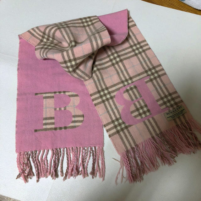 BURBERRY(バーバリー)のBURBERRY マフラー ピンク レディースのファッション小物(マフラー/ショール)の商品写真