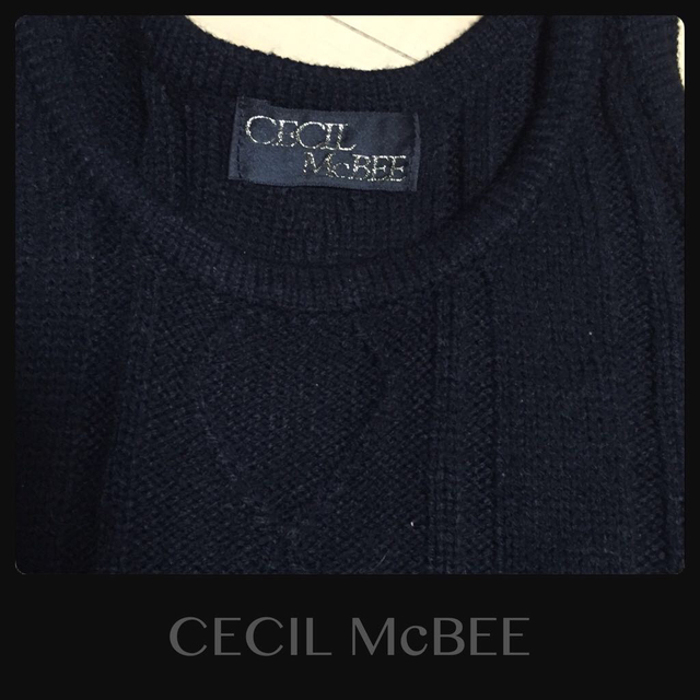 CECIL McBEE(セシルマクビー)のCECILMcBEE ニットベスト レディースのトップス(ベスト/ジレ)の商品写真