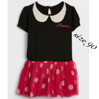 ベビーギャップ(babyGAP)の秋冬新作♡新品・size 90♡Disneyコラボ ミニー ワンピ❁gap(ワンピース)