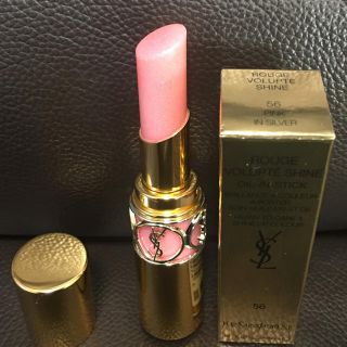 イヴサンローランボーテ(Yves Saint Laurent Beaute)の値下げ！イヴサンローラン 限定 ルージュ ヴォリュプテ シャイン 56♥(口紅)