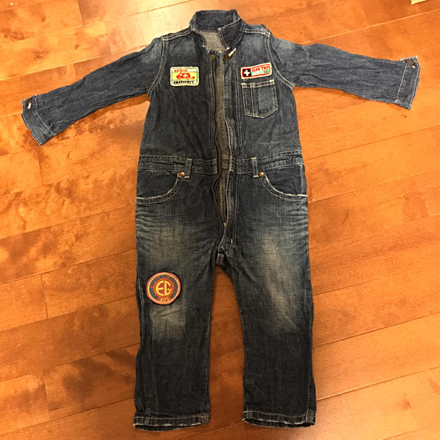 EDWIN(エドウィン)の子供服 EDWIN 503 90センチ デニム つなぎ オールインワン キッズ/ベビー/マタニティのキッズ服男の子用(90cm~)(ジャケット/上着)の商品写真