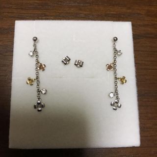 k14 ホワイトゴールド ピアス(ピアス)