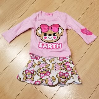 アースマジック(EARTHMAGIC)のアースマジック　Top's&skirt2点セット(シャツ/カットソー)