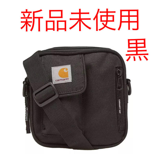 carhartt(カーハート)のカーハート WIP エッセンシャルバック ショルダーバック ブラック 黒 メンズのバッグ(ショルダーバッグ)の商品写真