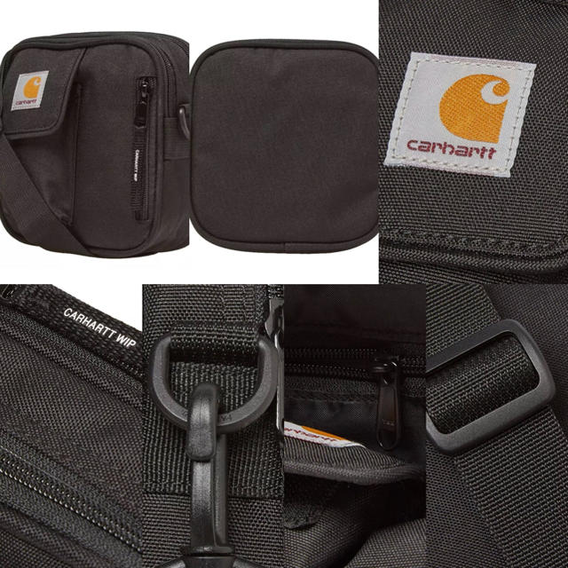 carhartt(カーハート)のカーハート WIP エッセンシャルバック ショルダーバック ブラック 黒 メンズのバッグ(ショルダーバッグ)の商品写真