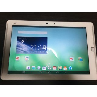 フジツウ(富士通)の【中古美品】au ARROWS Tab FJT21 本体のみ(タブレット)