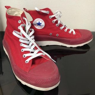 コンバース(CONVERSE)のコンバース ハイカット ワークブーツ レッド(スニーカー)