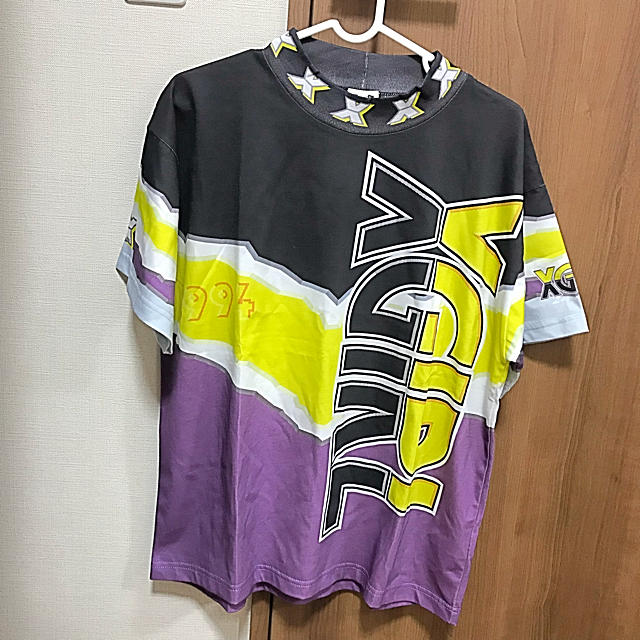 X-girl(エックスガール)のVIVID THUNDER TEE レディースのトップス(Tシャツ(半袖/袖なし))の商品写真