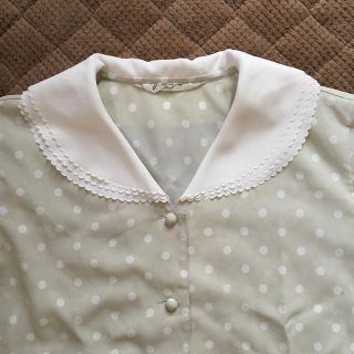 ロキエ(Lochie)のvintage★古着★used★昭和★ブラウス★トップス★カットソー★レトロ(シャツ/ブラウス(半袖/袖なし))