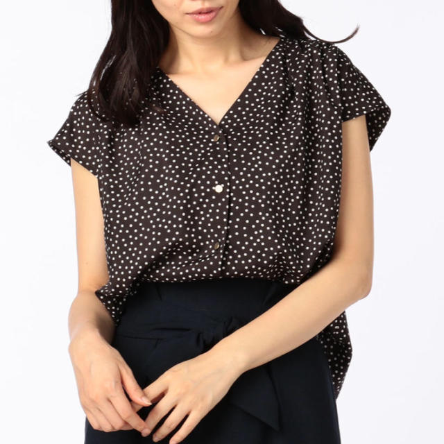 ☆専用☆新品☆ツルバイマリコオイカワ☆ドット☆ペプラム☆ブラウス☆
