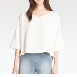 ユニクロ(UNIQLO)のユニクロ ドレープブラウス(シャツ/ブラウス(長袖/七分))