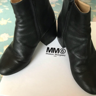 マルタンマルジェラ(Maison Martin Margiela)のMM6 定番ブーツ ブラック 箱あり(ブーツ)