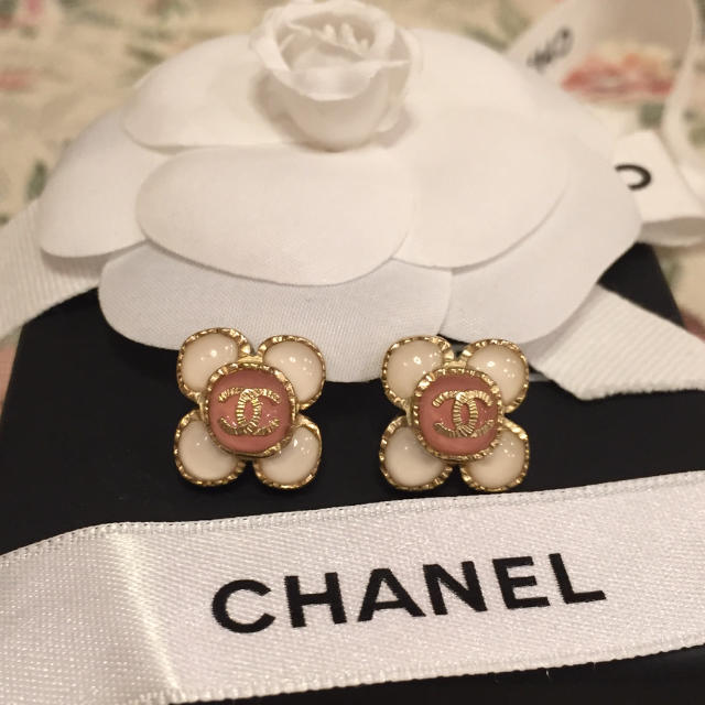 ????美品 CHANEL お花 ピアス????