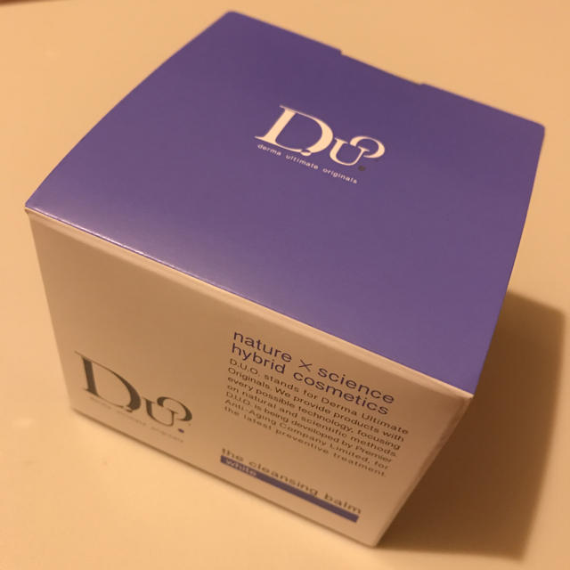 D.U.O クレンジングバーム ホワイト 90g コスメ/美容のスキンケア/基礎化粧品(クレンジング/メイク落とし)の商品写真