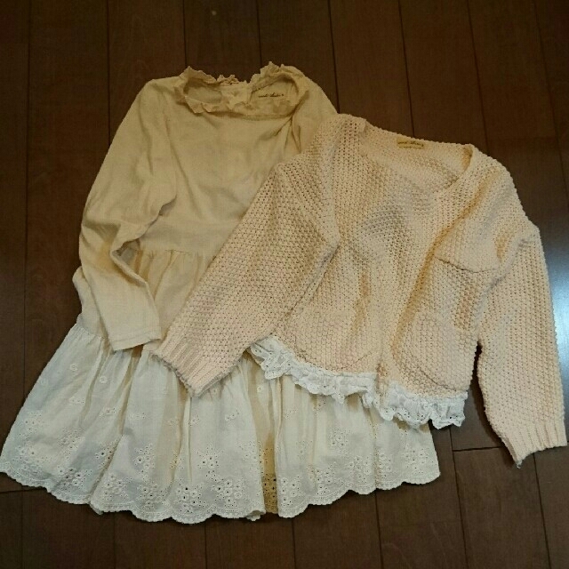 Amber(アンバー)の＊アンバー＊セット＊110-120 キッズ/ベビー/マタニティのキッズ服女の子用(90cm~)(ワンピース)の商品写真