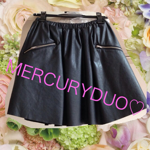 MERCURYDUO(マーキュリーデュオ)のMERCURYDUOレザーSK♡ レディースのスカート(ミニスカート)の商品写真