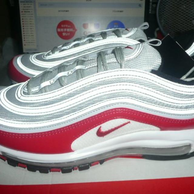 ★新品即決★NIKE AIR MAX97 29cm　赤x銀