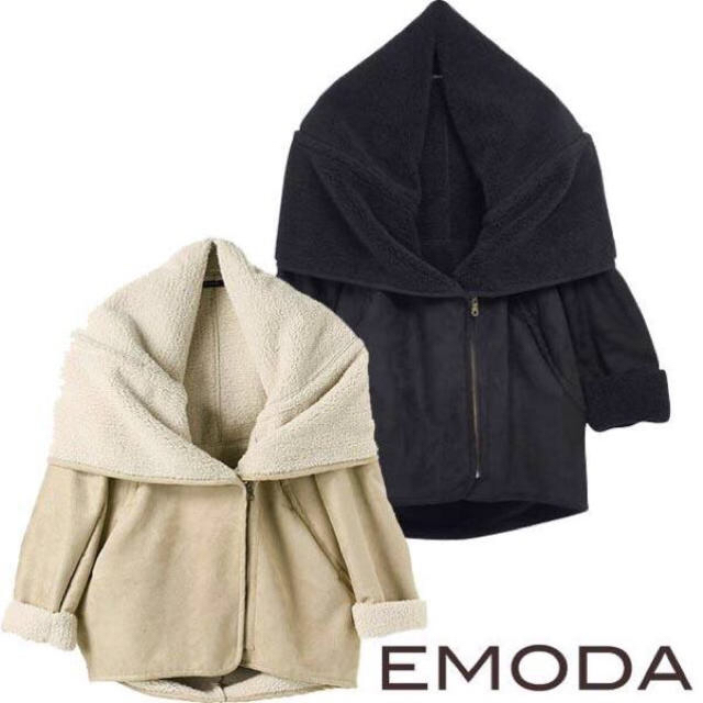 EMODA(エモダ)のEMODA ボンバーコート レディースのジャケット/アウター(毛皮/ファーコート)の商品写真