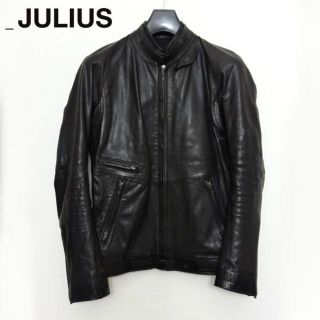 ユリウス(JULIUS)のJULIUS×L.H.P ミリタリーレザーライダースジャケット 別注 1 山羊革(ライダースジャケット)