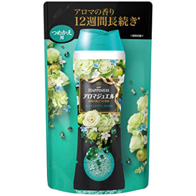 P&G(ピーアンドジー)のP＆Ｇ レノアハピネス アロマジュエル エメラルドブリーズの香り455mL×6 インテリア/住まい/日用品の日用品/生活雑貨/旅行(洗剤/柔軟剤)の商品写真