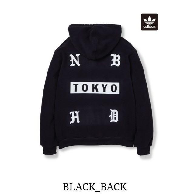 NEIGHBORHOOD(ネイバーフッド)のNEIGHBORHOOD × ADIDAS 【NH HOODIE】 Black メンズのトップス(パーカー)の商品写真