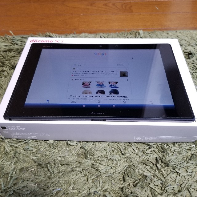 Xperia(エクスペリア)のdocomo  Xperia Z2 Tablet SO-05F スマホ/家電/カメラのPC/タブレット(タブレット)の商品写真