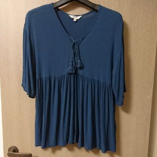 マウジー(moussy)のmoussy マウジー☆五分袖  Vネック チュニック F(チュニック)