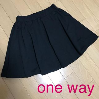 ワンウェイ(one*way)の新品 one way Aラインミニスカート ワンウェイ INGNI CECIL(ミニスカート)