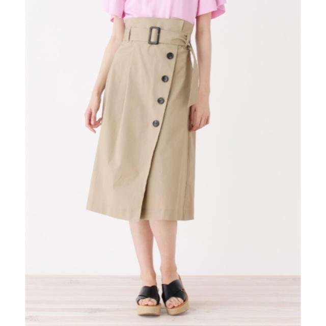 INDEX(インデックス)のインデックス トレンチスカート レディースのスカート(ひざ丈スカート)の商品写真