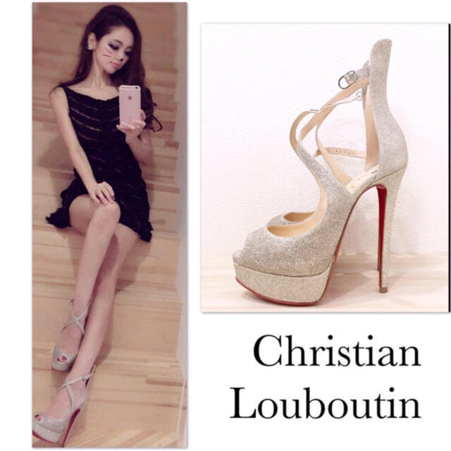 Christian Louboutin(クリスチャンルブタン)の専用♡クリスチャンルブタン GLITTER♡MINI レディースの靴/シューズ(ハイヒール/パンプス)の商品写真