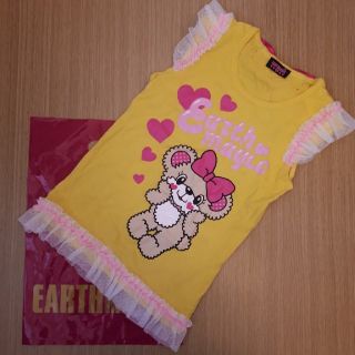 アースマジック(EARTHMAGIC)のアースマジック マフィーちゃんノースリーブ 150 美品(Tシャツ/カットソー)