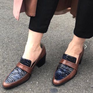 アメリヴィンテージ(Ameri VINTAGE)のAmeri vintage LEATHER CROCO LOAFER ローファー(ローファー/革靴)