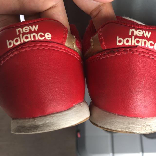 New Balance(ニューバランス)のニューバランス  15㎝ 赤 キッズ/ベビー/マタニティのキッズ靴/シューズ(15cm~)(スニーカー)の商品写真