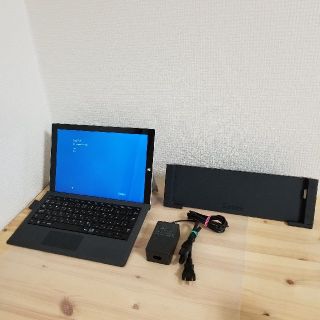 マイクロソフト(Microsoft)のSurface Pro3 (i5/4G/128G/Win10/カバー、ドック付)(タブレット)