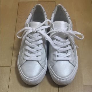 ノーネーム(No Name)のricorico様専用＊NO NANE シルバースニーカー＊size36＊美品(スニーカー)