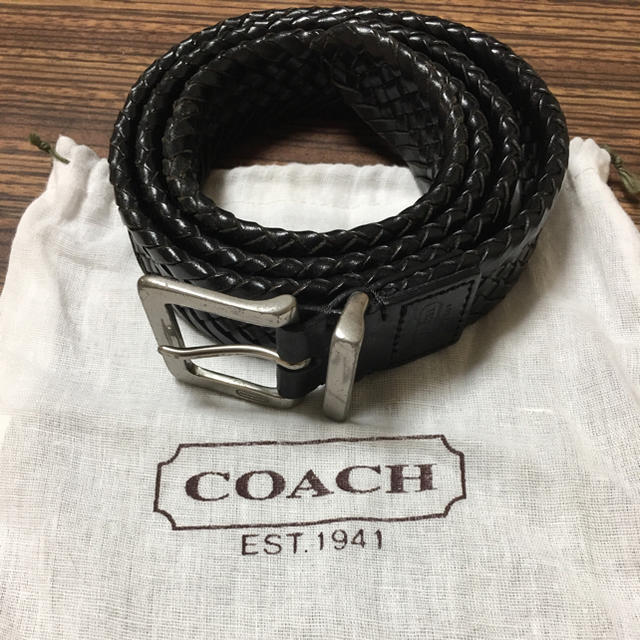 COACH - コーチ coach メッシュベルト used 黒の通販 by あうる's shop｜コーチならラクマ