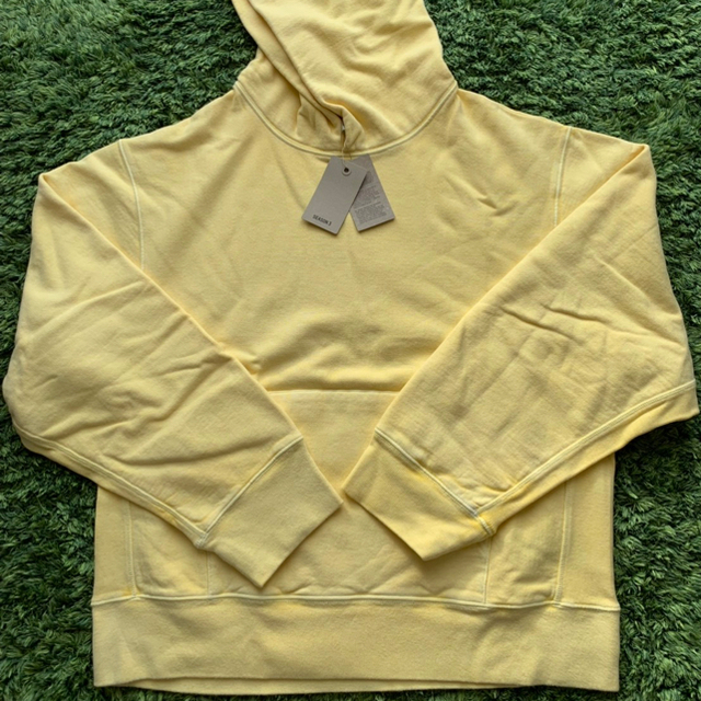 YEEZY SEASON 3 FLEECE HOODIE イエロー M