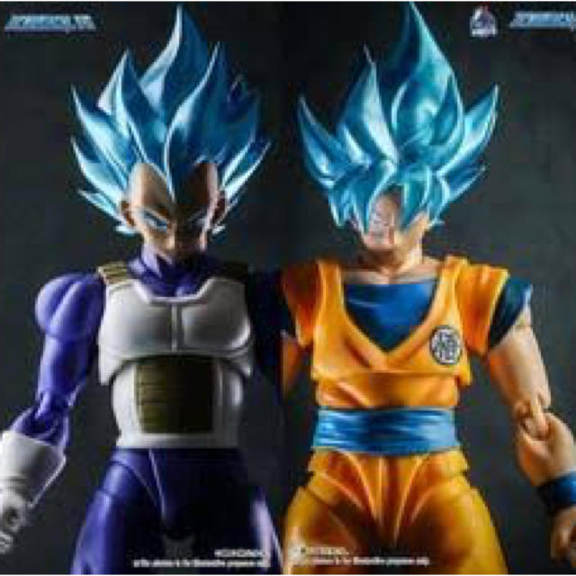 ドラゴンボール フィギュアーツ 孫悟空 ベジータ スーパーサイヤ人ブルー 改造の通販 By アルファ ラクマ