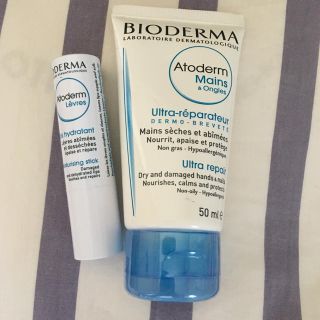 ビオデルマ(BIODERMA)のビオデルマ ハンドクリーム リップクリームセット値下げ(ハンドクリーム)