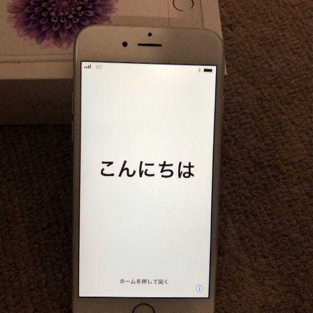 iPhone(アイフォーン)のiPhone 6 Silver 64GB  スマホ/家電/カメラのスマートフォン/携帯電話(スマートフォン本体)の商品写真