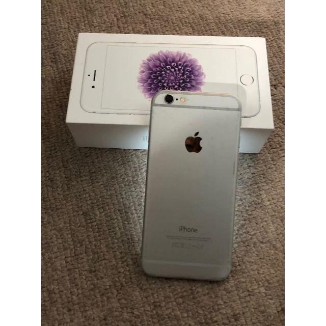 iPhone(アイフォーン)のiPhone 6 Silver 64GB  スマホ/家電/カメラのスマートフォン/携帯電話(スマートフォン本体)の商品写真